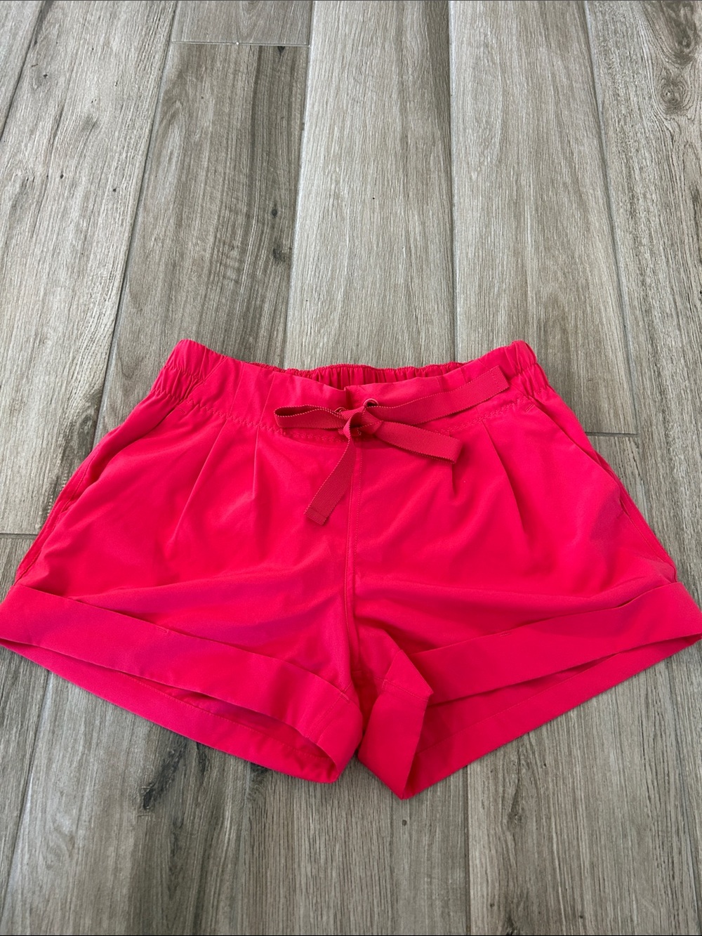 Women’s Hot Pink Drawstring Shorts